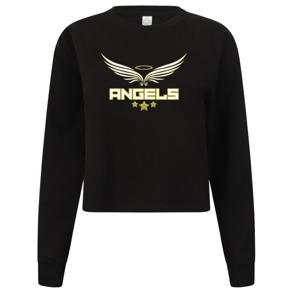Angels Cropped Sweatshirt (Ladies) Thumbnail